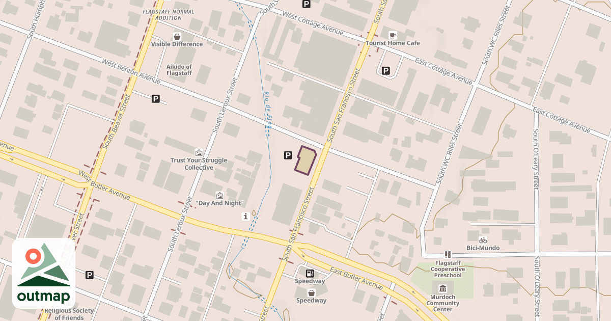 Map of Vertical Relief Climbing Center