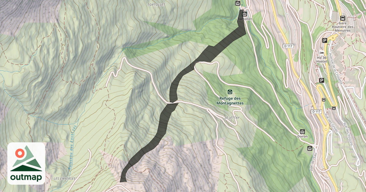 Map of Rocher Noir