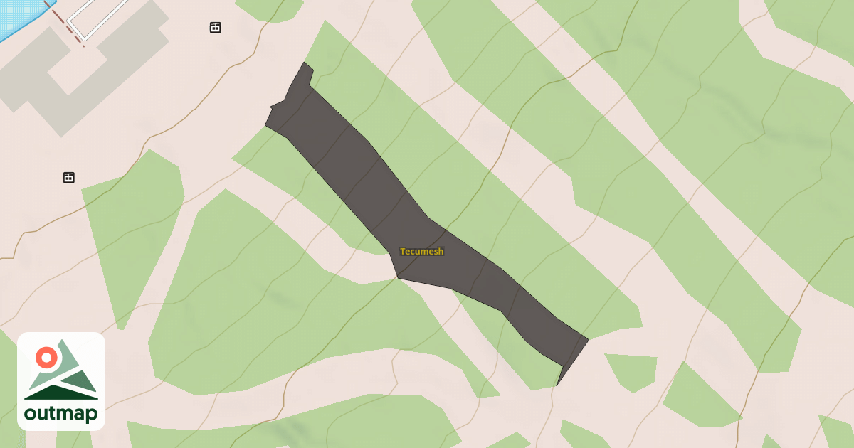 Map of Tecumesh