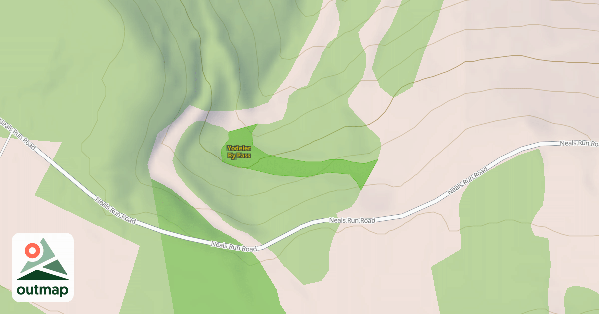 Map of Yodeler By Pass