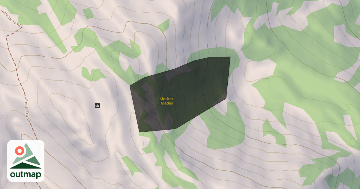Map of Uecker Glades