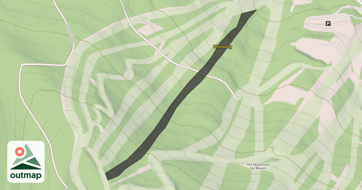 Map of Wyalusing