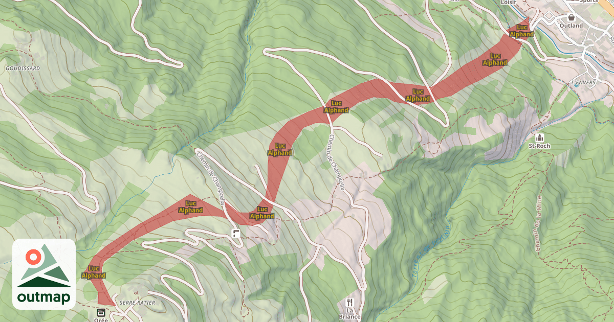 Map of Luc Alphand