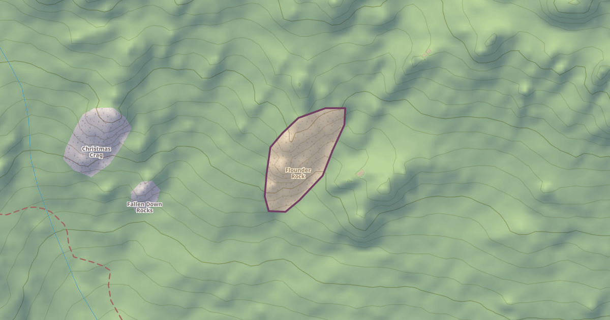 Map preview of Flounder Rock