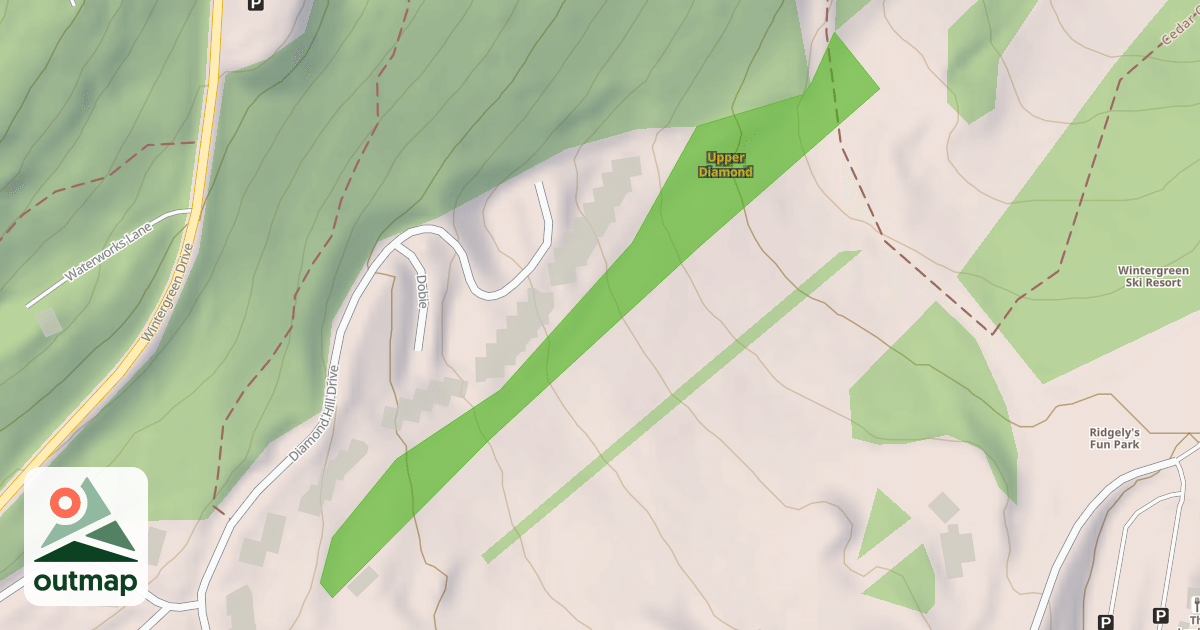 Map of Upper Diamond