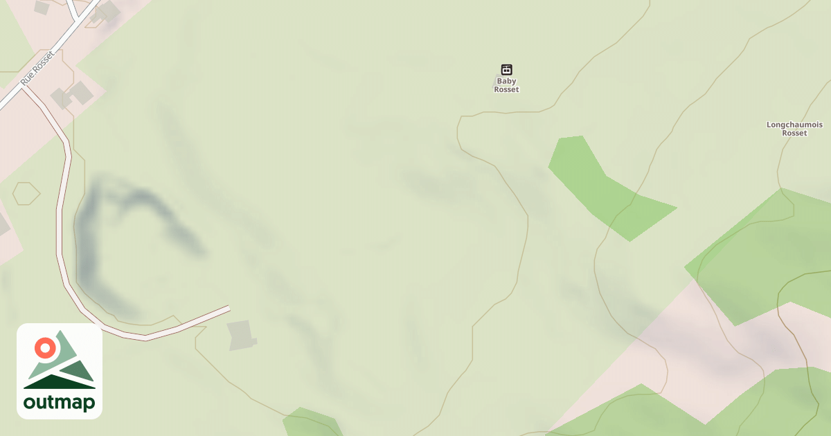 Map of Luge du Rosset