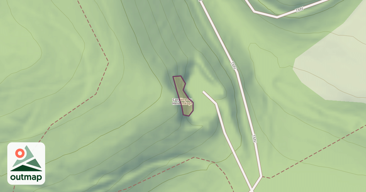 Map of Carrière du Heidenkopf