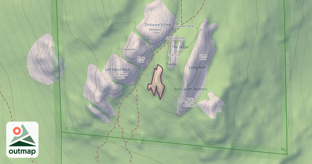 Map of Little Fin