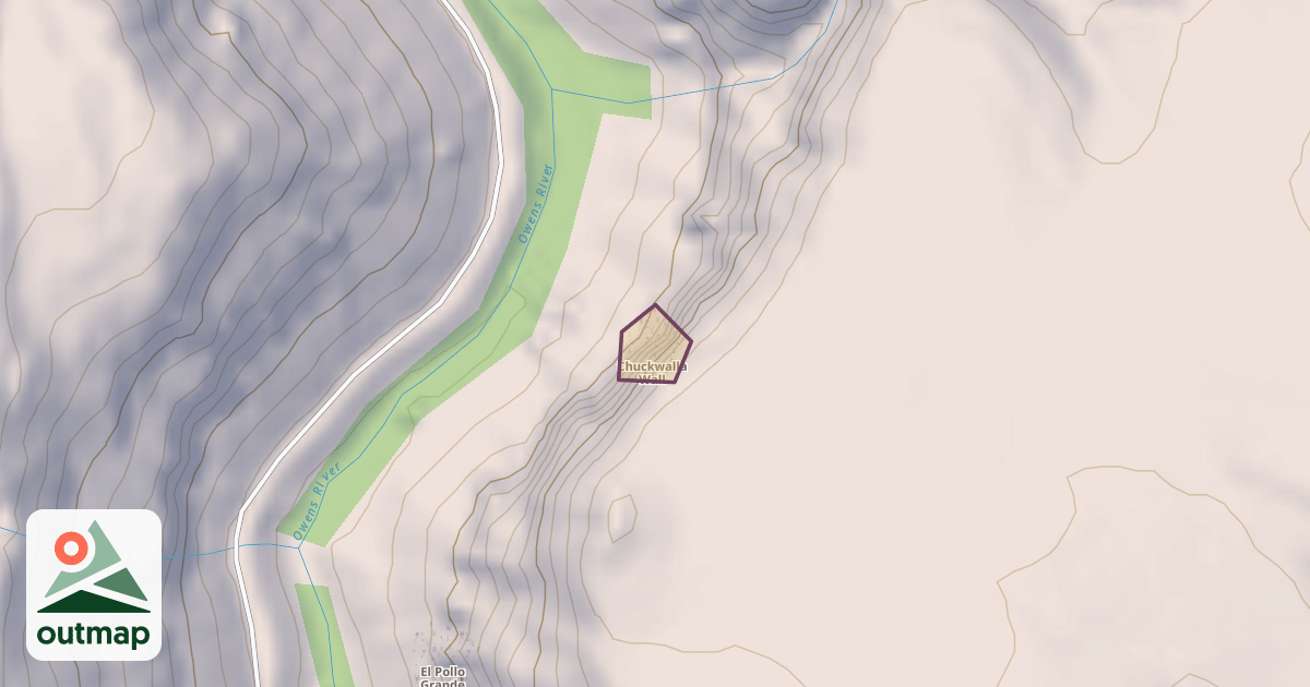 Map of Chuckwalla Wall