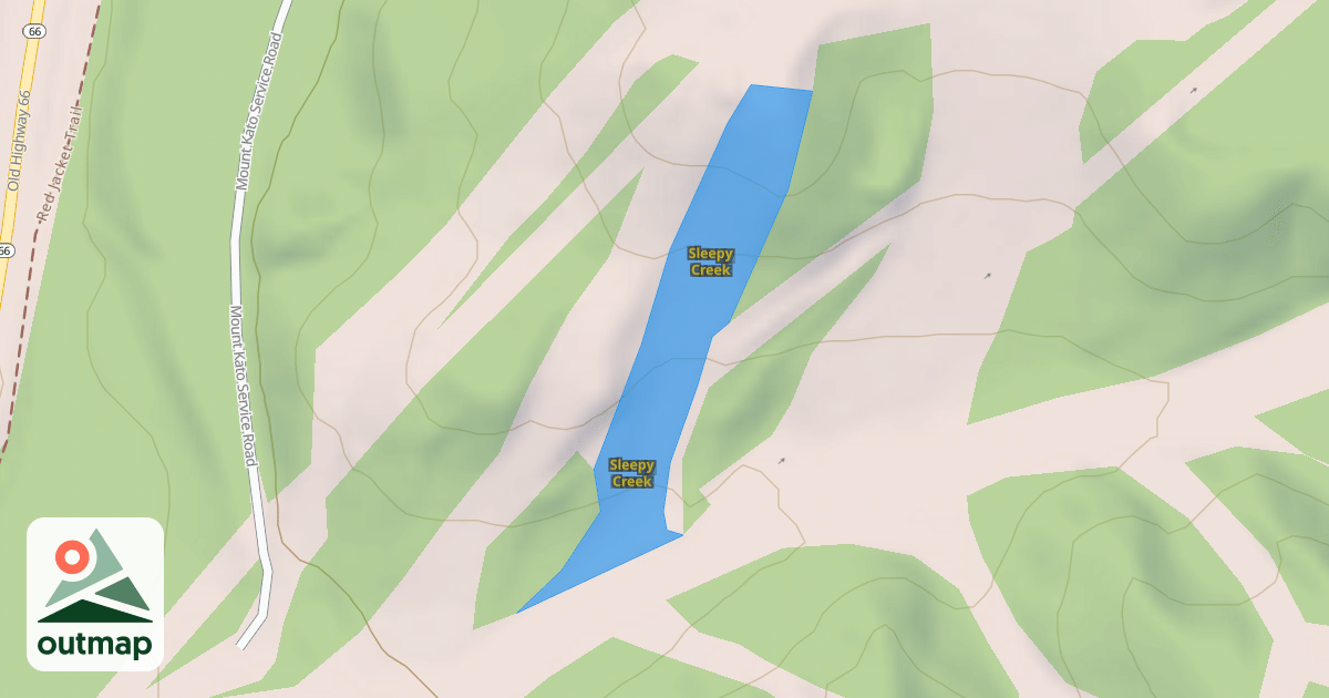 Map of Sleepy Creek