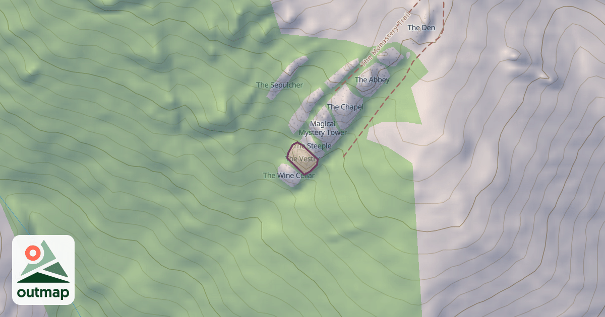 Map of The Vestry