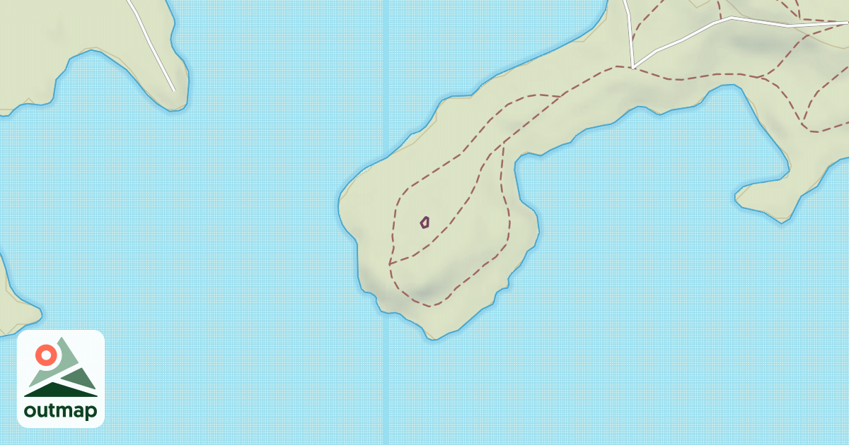 Map of Climbing Boulder