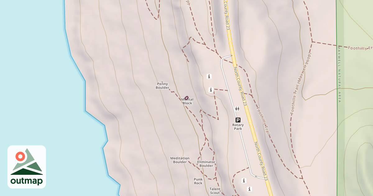 Map of Tiger Rock