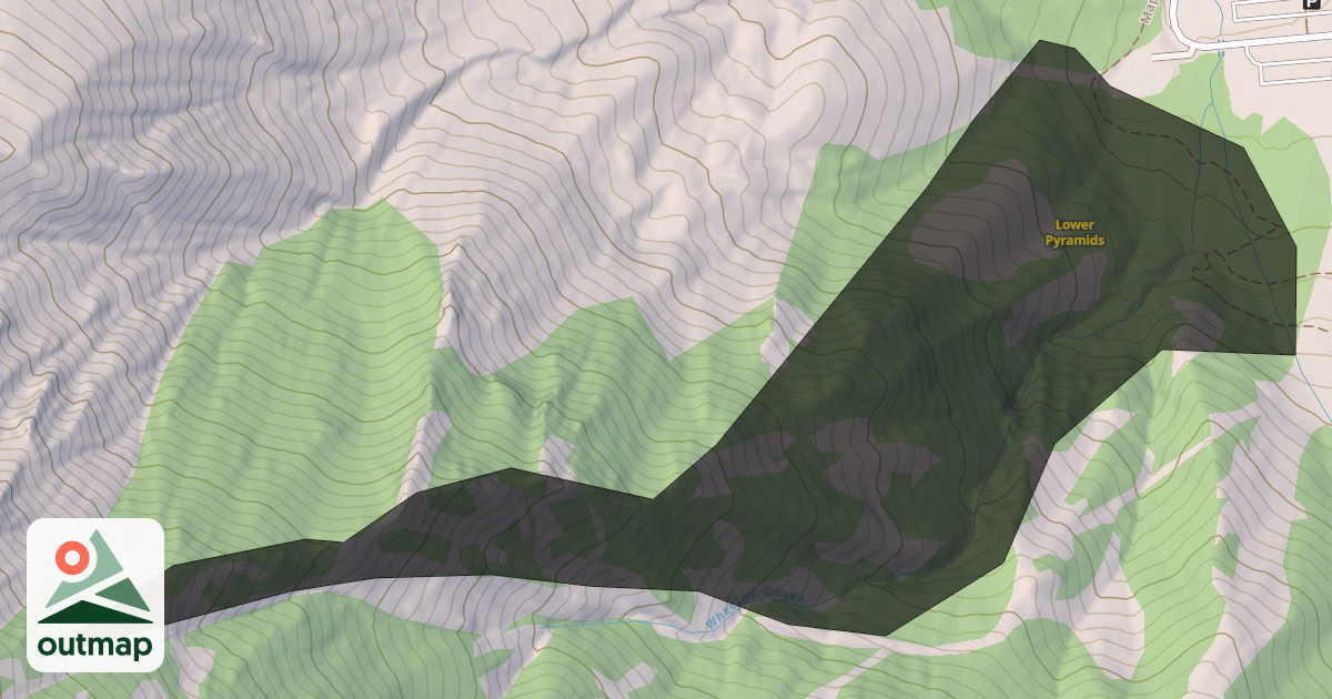 Map of Lower Pyramids