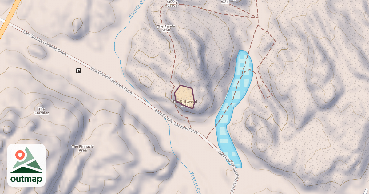 Map of The Driftwood Wall