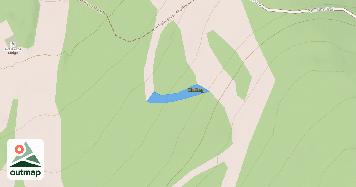Map of Mustang