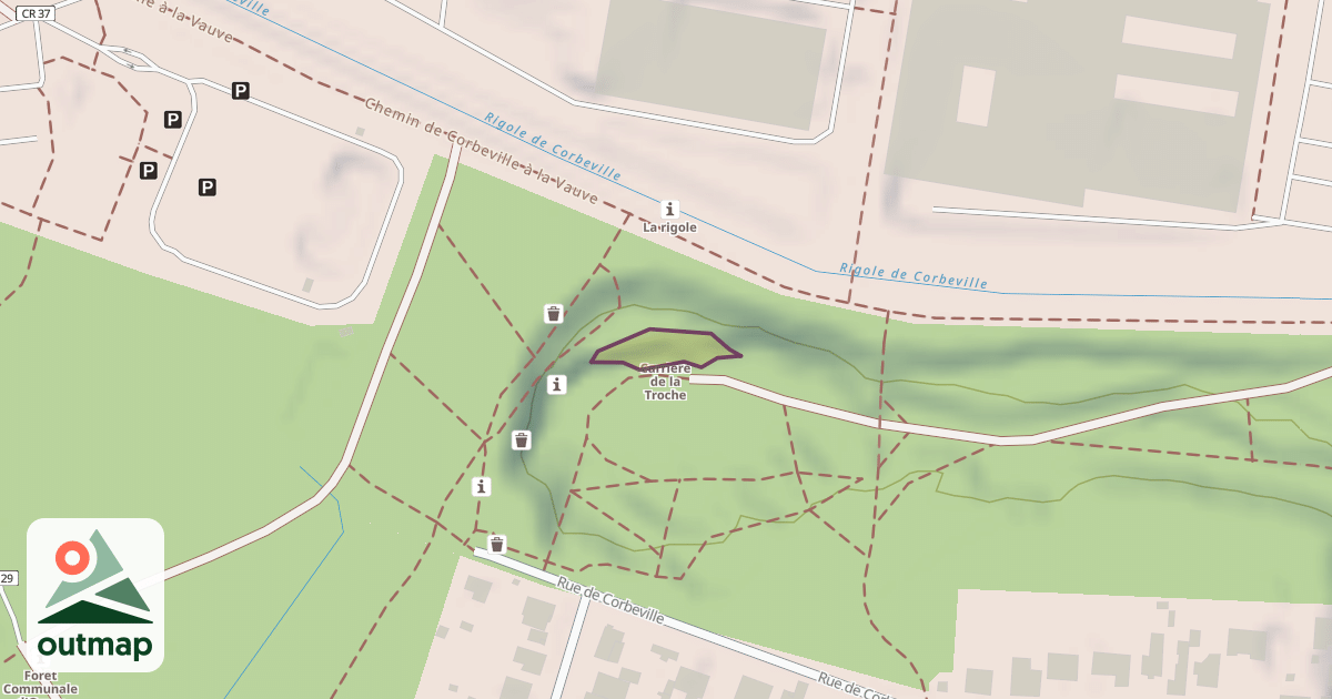 Map of Carrière de la Troche