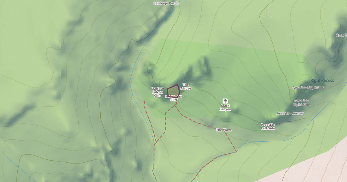 Map preview of Holy Wars Cliff