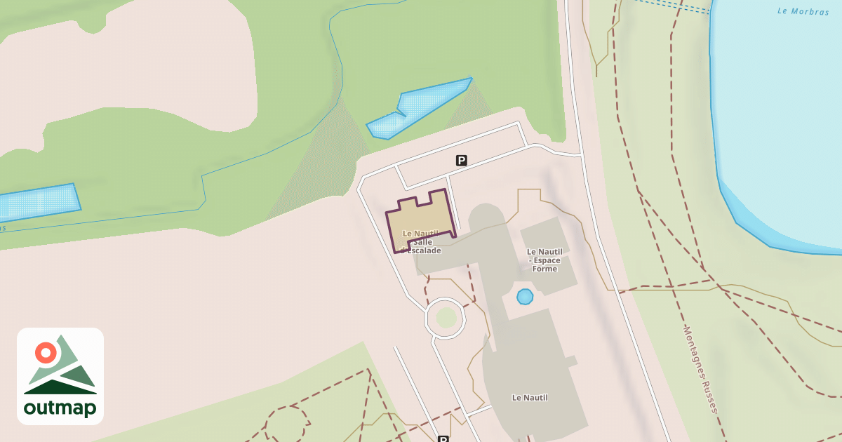 Map of Le Nautil - Salle d'Escalade