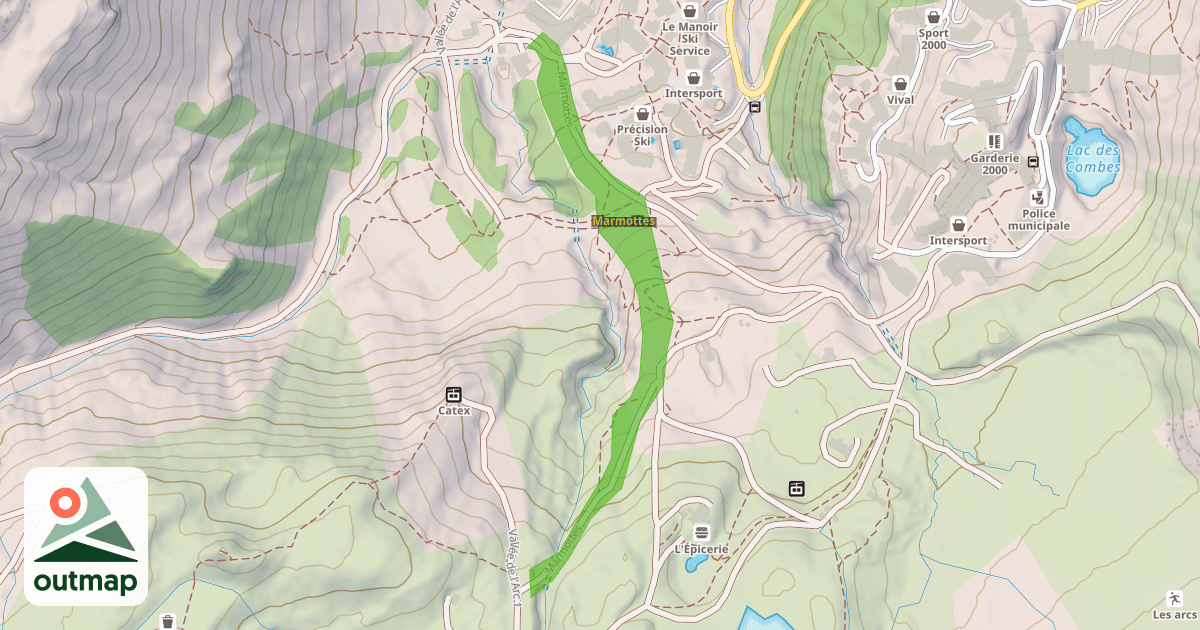 Map of Marmottes