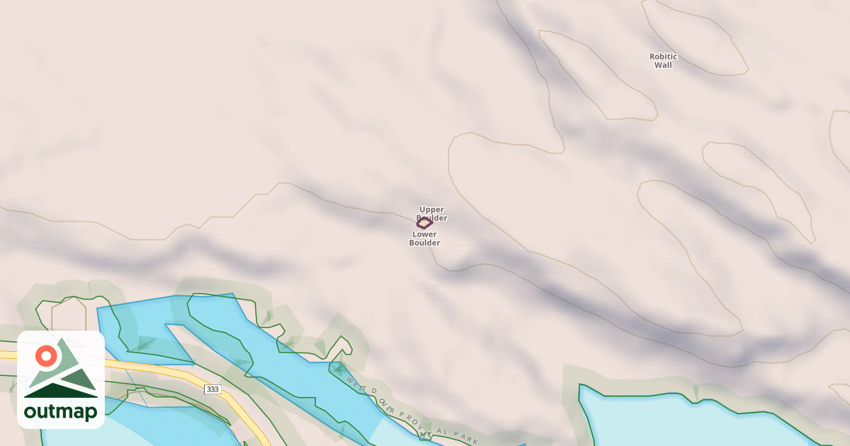Map of Lower Boulder