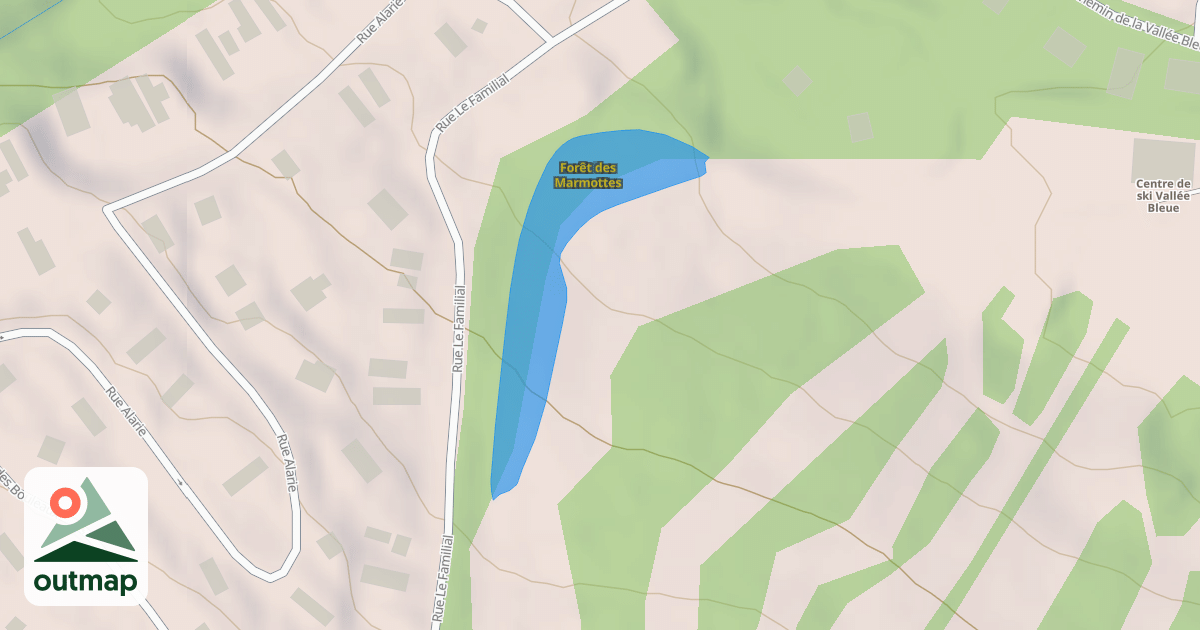Map of Forêt des Marmottes