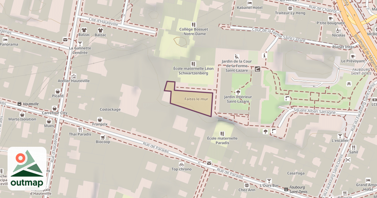 Map of Centre sportif Marie-Paradis