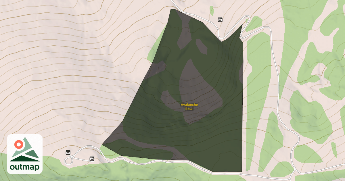 Map of Avalanche Bowl