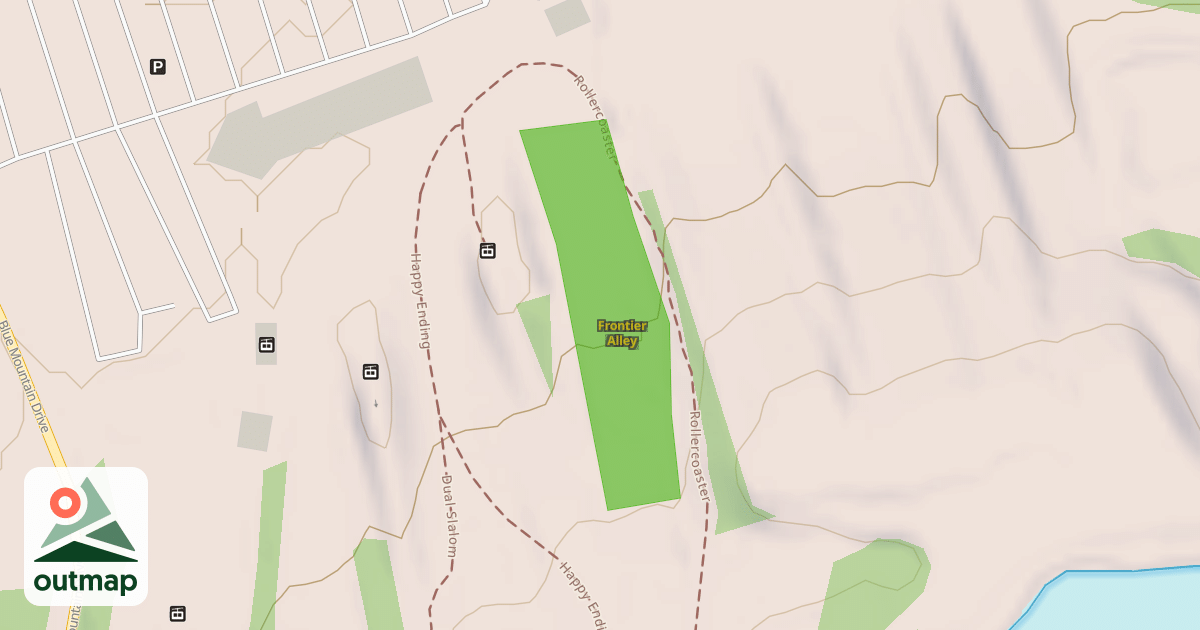 Map of Frontier Alley