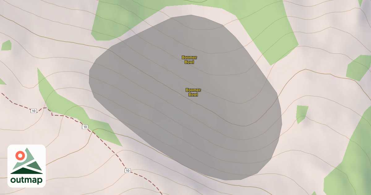 Map of Boomer Bowl