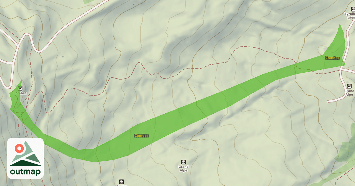Map of Combes