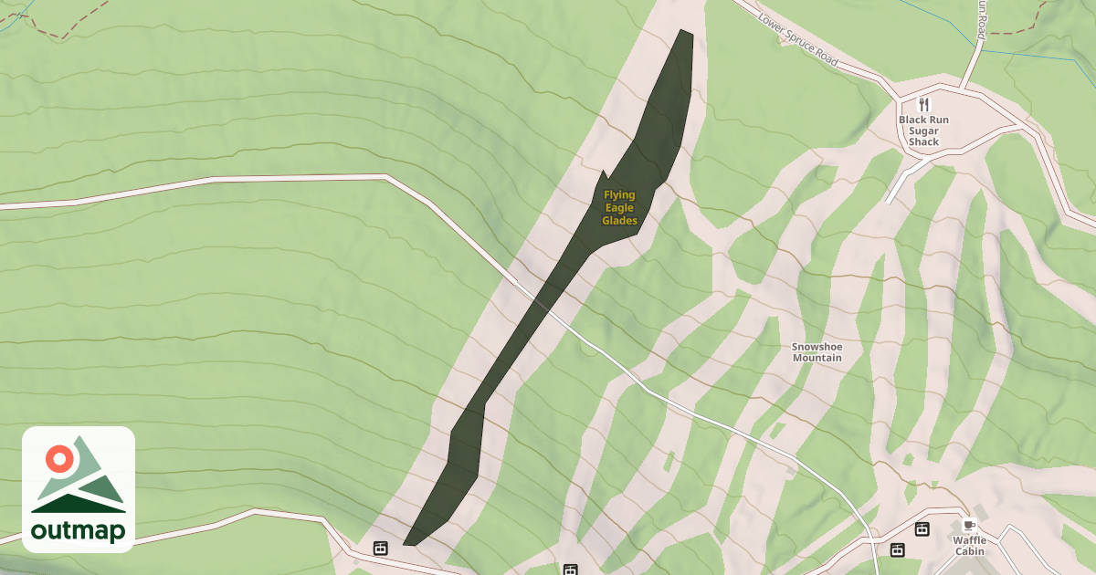Map of Flying Eagle Glades