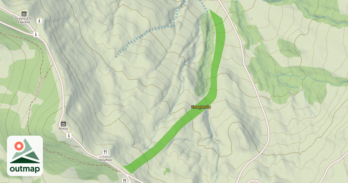 Map of Campanule