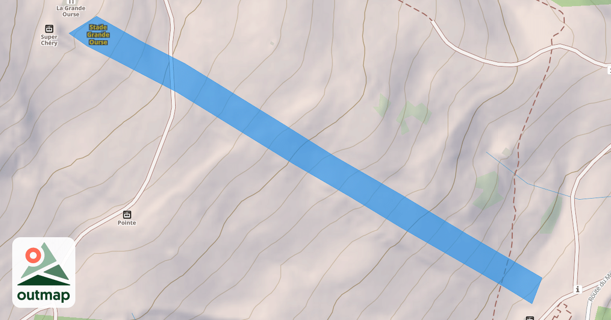 Map of Stade Grande Ourse