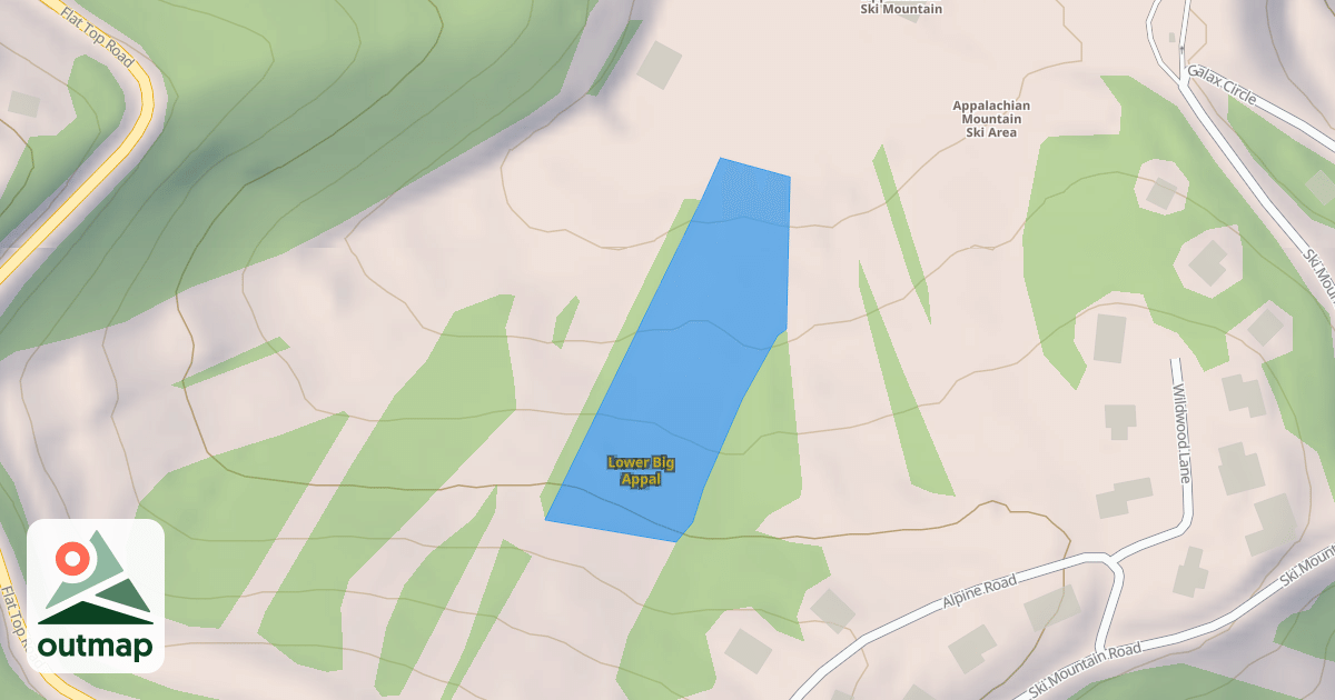 Map of Lower Big Appal