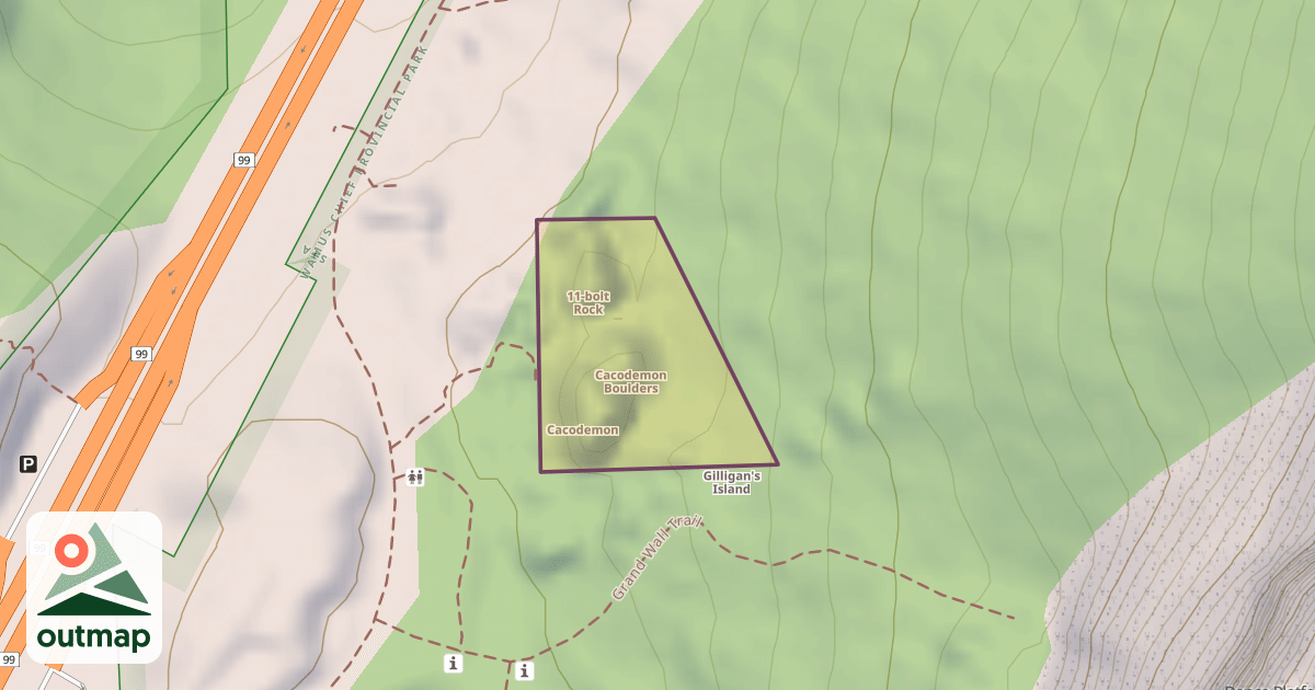 Map of Cacodemon Boulders
