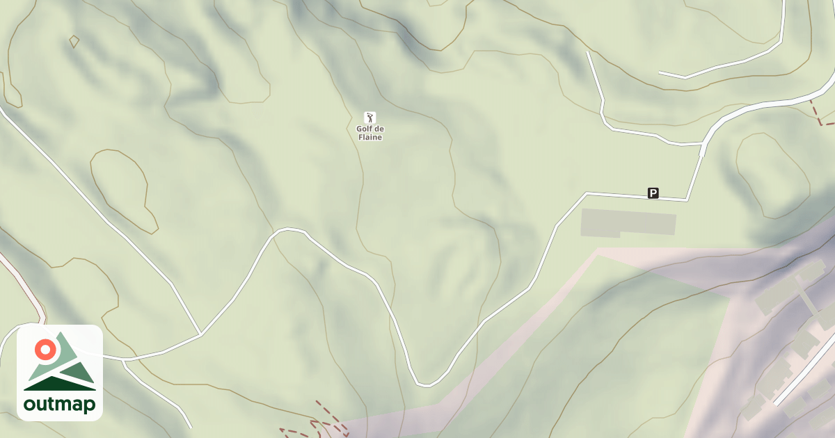Map of Espace luge - « La fusée blanche »