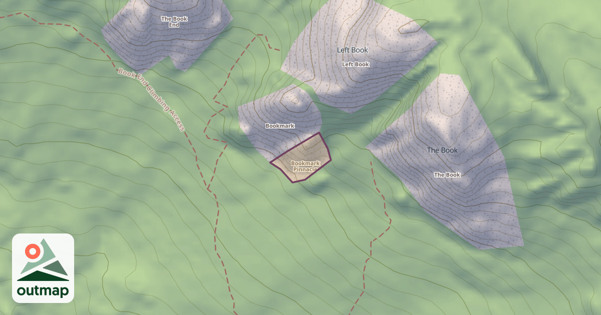 Map of Bookmark Pinnacle