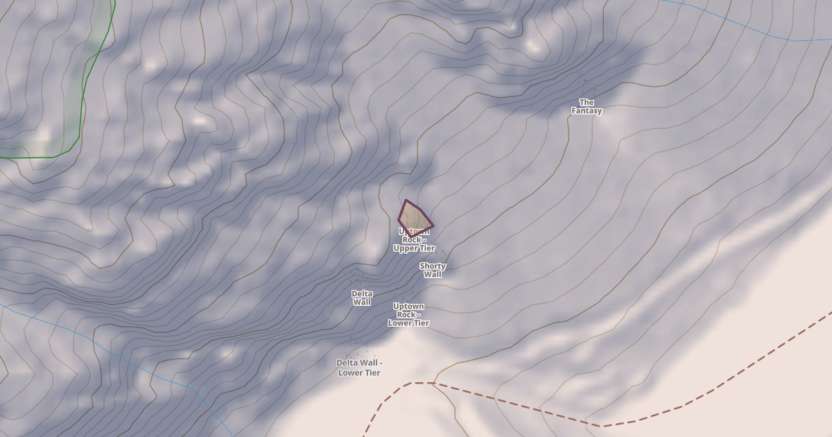 Map preview of Uptown Rock - Upper Tier
