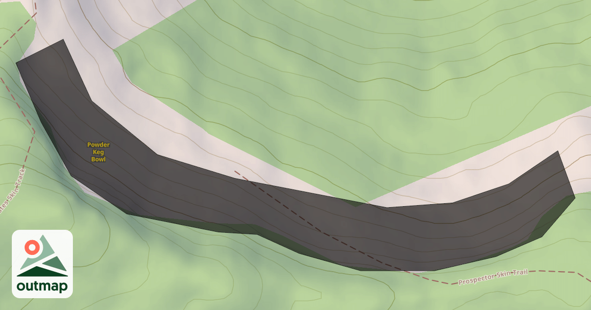 Map of Powder Keg Bowl