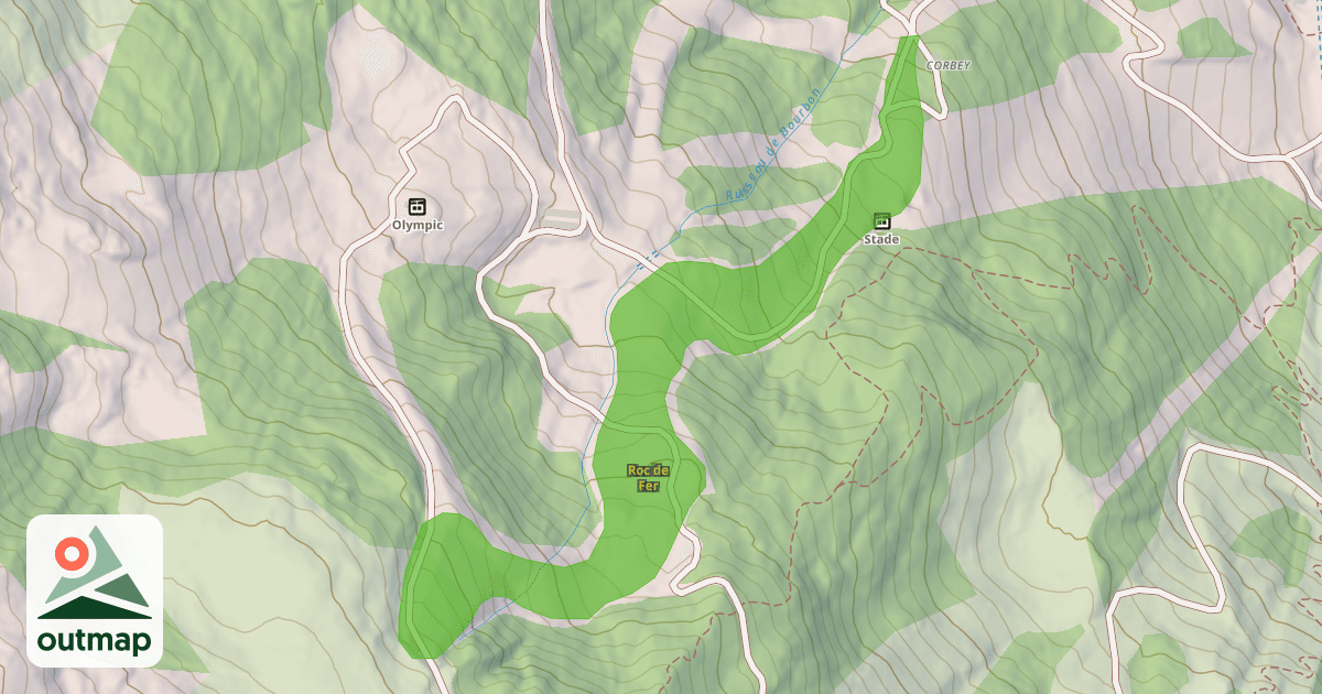 Map of Roc de Fer