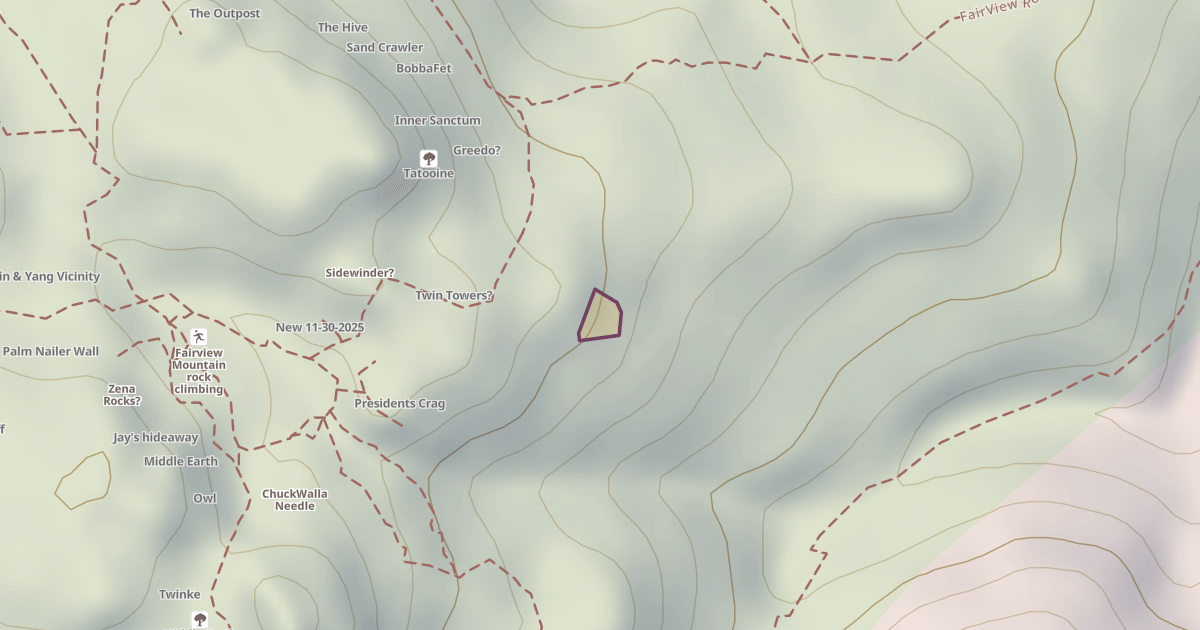 Map preview of Climbing Site
