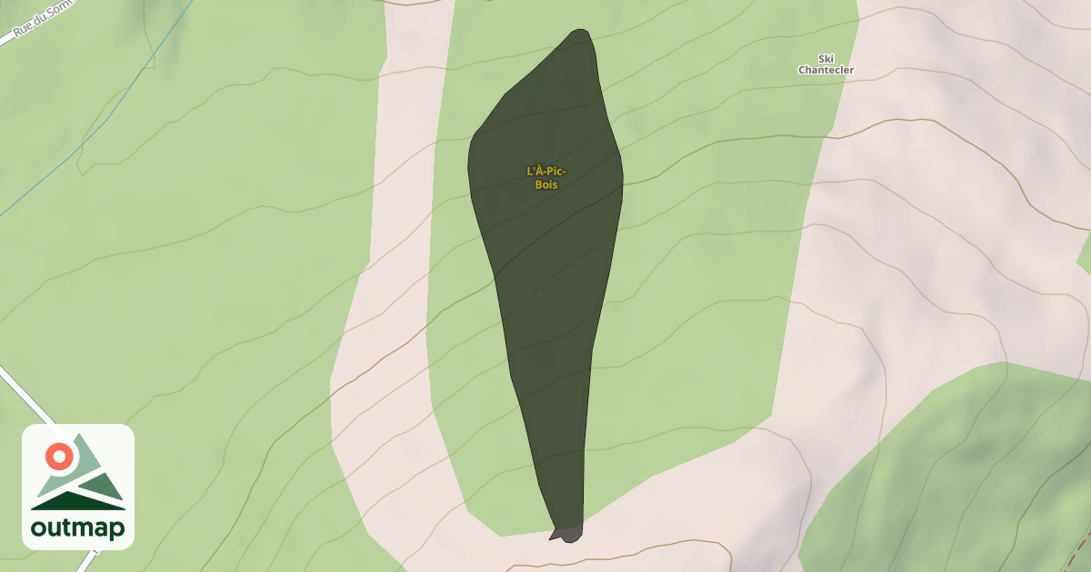 Map of L'À-Pic-Bois