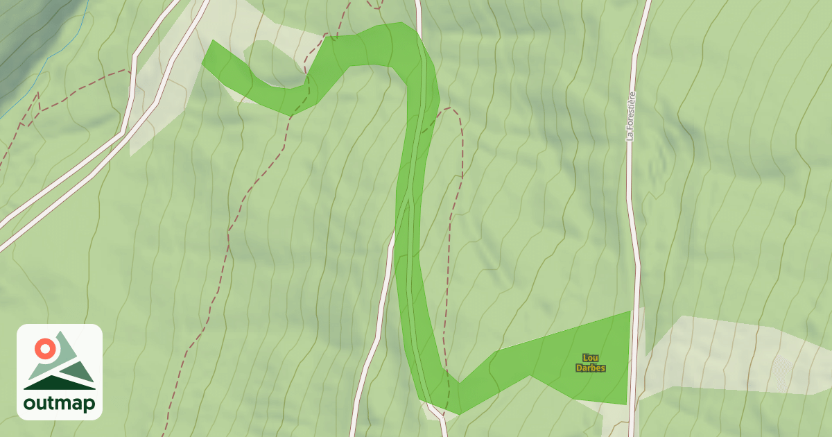 Map of Lou Darbes