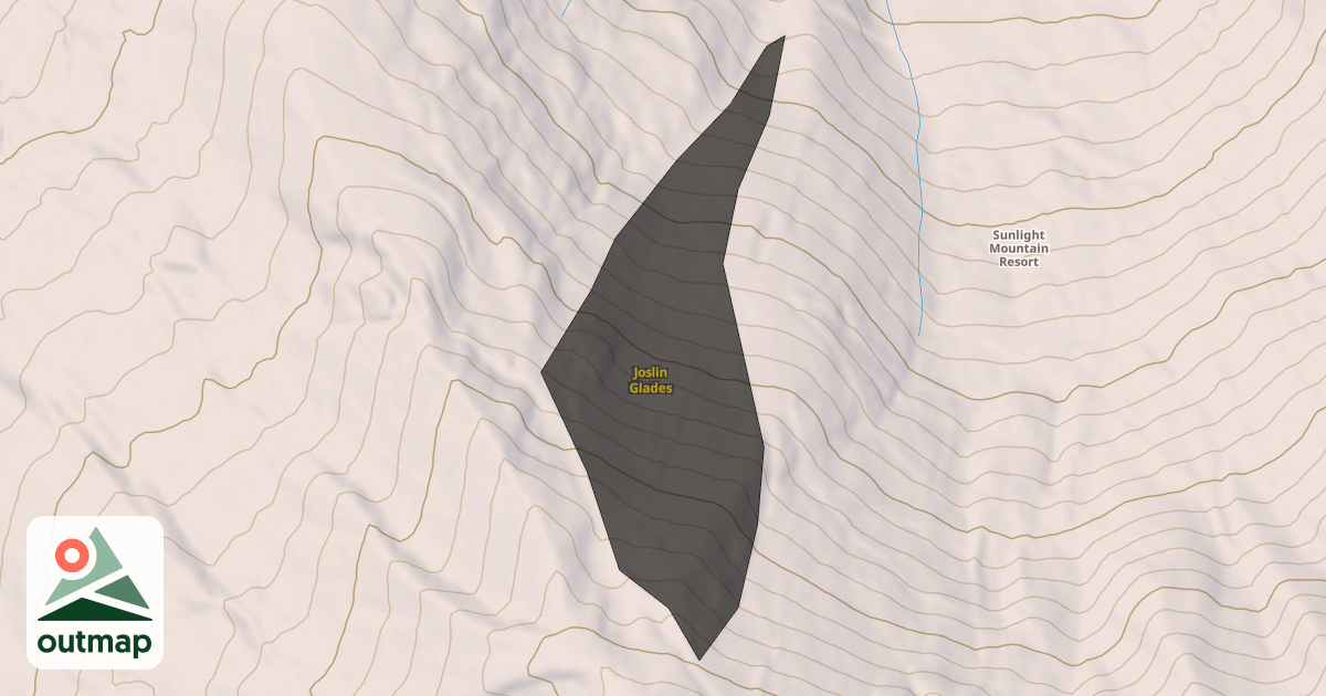 Map of Joslin Glades