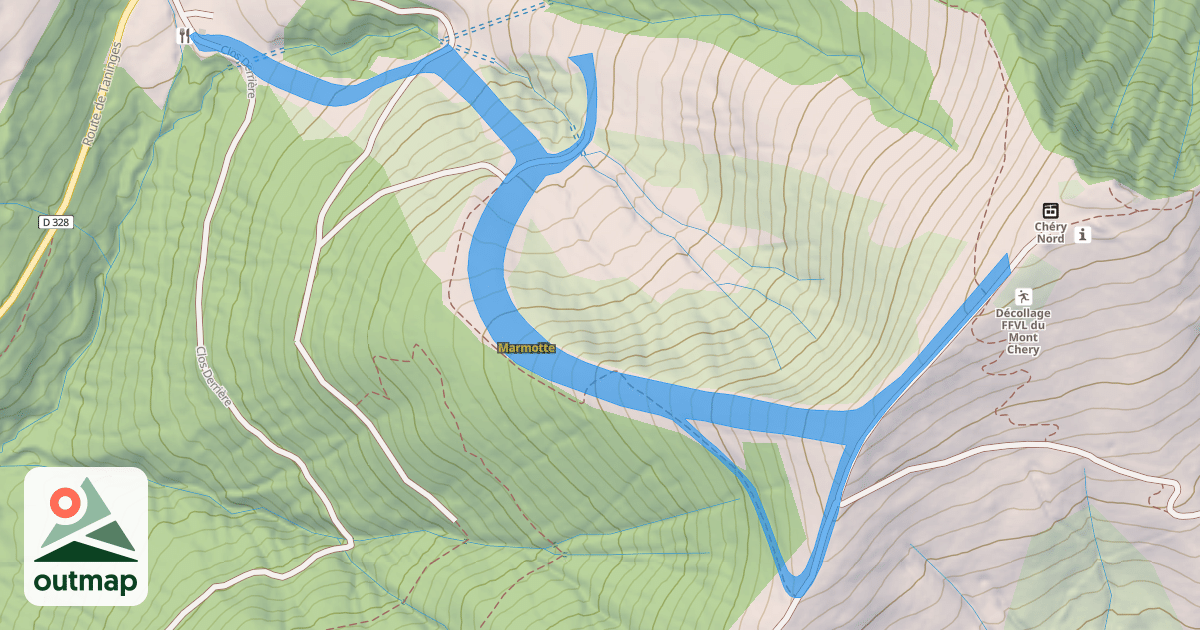 Map of Marmotte