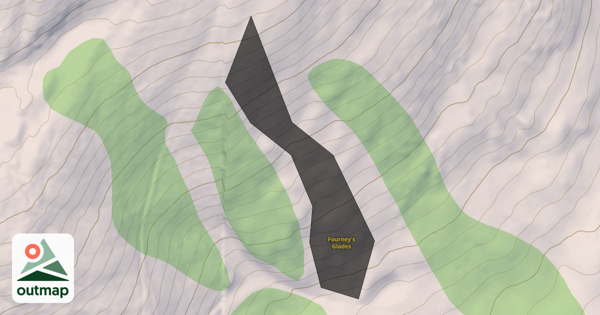Map of Fourney's Glades