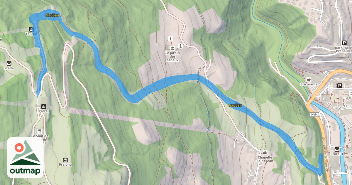 Map of Vauban