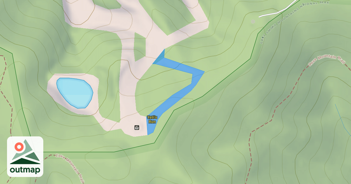 Map of Yeti's Run