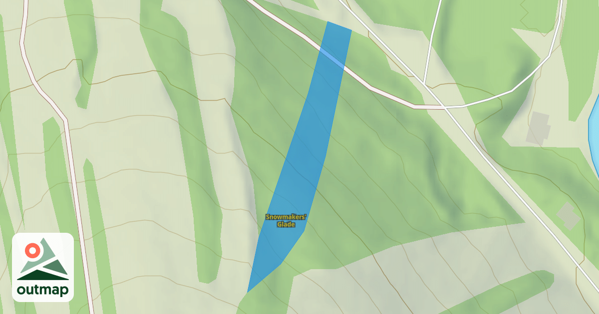 Map of Snowmakers' Glade
